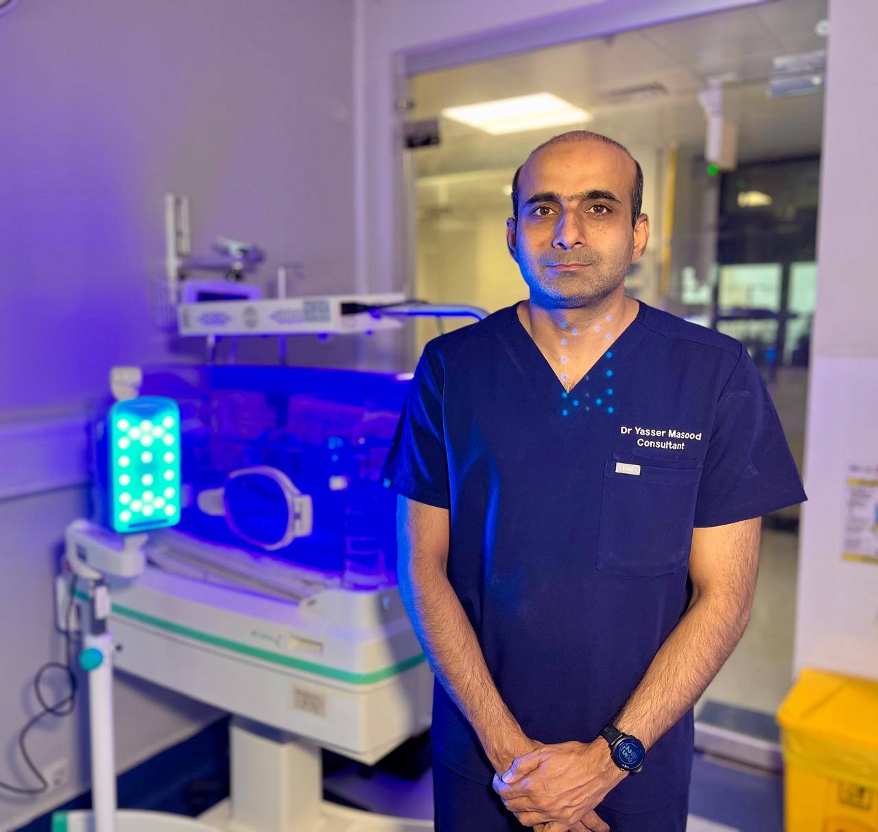 Dr. Yasser Masood in NICU